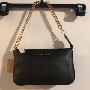 Michael Kors NWT small gold chain hand bag